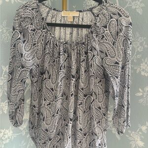 ⚡️⚡️⚡️$8 FLASH SALE ENDS AT MIDNIGHT⚡️⚡️⚡️ Michael Kors 
Paisley Blouse